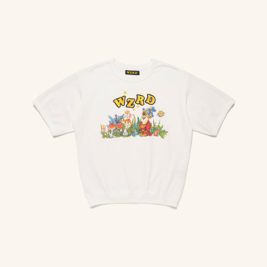 Short Sleeve Sweatshirt - White