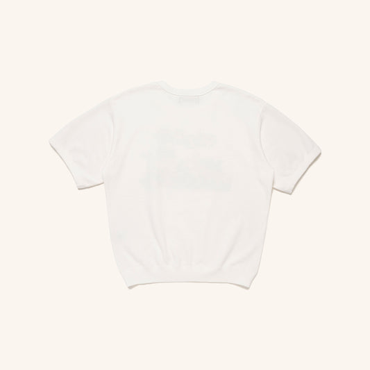 Short Sleeve Sweatshirt - White
